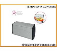 TERRY Baule da Esterno Contenitore in Resina 120X54X57h cm colore Nero Grigio- 120 QBLACK