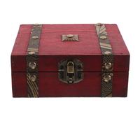 Baule del in legno vintage - Scatola portagioie - Contenitore per