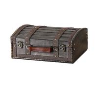 Baule Del Tesoro Decorativo in Legno, Multifunzionale, Fatto a Mano, Unico,