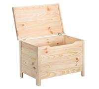 Baule in legno con piedini 70x40x48 cm
