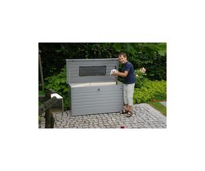 Baule in Metallo Large Biohort Bianco