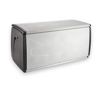 Baule in resina 120x54xh57 cm impermeabile da esterno resistente con impugnature laterali Prince Black