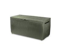 Baule in Resina Springwood con Ruote cm.123x53,5 h.57 colore Verde
