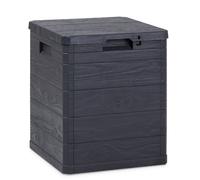 Toomax baule woody effetto legno volume 90 lt cm49,5x11,5x44,5 lucchettabile