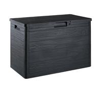 Baule multiuso antracite in plastica, Woody's