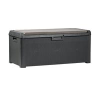 Baule Multiuso da Esterno Santorini Plus 560 Litri in Resina Effetto Rattan
