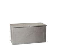 Baule multiuso wood art.163 effetto legno tortora volume 420 lt cm.120x57X36h