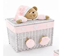 Baule Nanan Medio Puccio Bianco Rosa