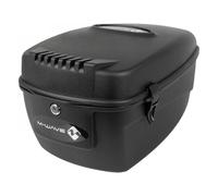 Baule per Bici M-Wave Amsterdam Box L Nero 17L per Portapacchi - Accessori di Alta Qualità per Ciclisti