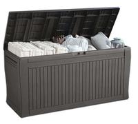 Baule porta attrezzi da giardino Comfy in resina resistente colore grafite Keter