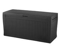 BAULE PORTAOGGETTI COMFY 270L EFFETTO LEGNO GRAFITE RESISTENTE IMPERMEABILE GRAN
