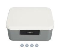 Baule Portaoggetti con Serratura da 9 Litri, Organizer per Documenti Cassetta di Sicurezza per Archiviazione Password a Doppio Strato, Capienza Spaziosa, Spazio di Archiviazione