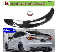 Baule posteriore Boot Spoiler Ala Per Il Modello 3 Tesla Berlina 2016 2017 2018 2019 2020 2021 Ducktail Lip Carbon Look Coda Tetto Lip Ala