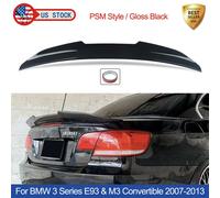 Baule posteriore Spoiler Labbra Per BMW E93 Serie 3 328i 335i M3 2 porte 2006-2013 Auto Coda Tetto Spoiler Ali Nero lucido Stile PSM gloss black
