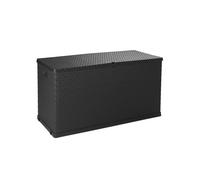 Baule Cassapanca Multiuso Effetto Rattan Antracite 420 Litri Toomax