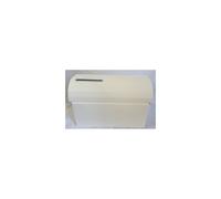 Baule scatola porta buste matrimonio nozze bomboniere seta avorio 38x23x25 cm co