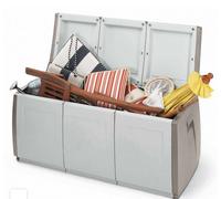 Cassapanca terry box 140x54xh57 cm grigio tort