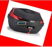 BAULE VALIGIA GIVI B47 NERO CON PIASTRA TRASPORTO SPEDIZIONE ASSICURATA B47NML