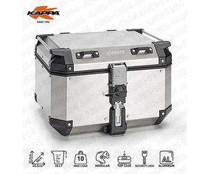BAULE VALIGIA TOPCASE MONOKEY KAPPA K'FORCE ALLUMINIO 48 LITRI KFR480A