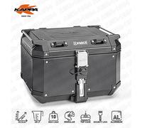 BAULE VALIGIA TOPCASE MONOKEY KAPPA K'FORCE ALLUMINIO NERO 48 LITRI KFR480B