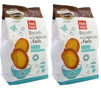 Baule Volante, Biscotti del lagaccio di farro bio, 280g (Confezione da 2)