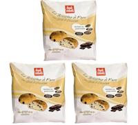 Baule Volante, Brioscine di farro con gocce di cioccolato bio, 130g (Confezione da 3)