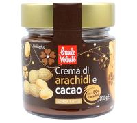 Baule volante Crema di arachidi e cacao biologica - Crema spalmabile naturale con arachidi tostate e cacao - Gusto ricco e intenso