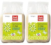 Baule volante Semola di riso biologica - Farina di riso fine - Ideale per dessert, pasti e ricette tradizionali (Confezione da 2)