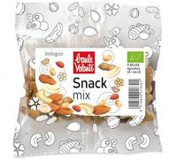 Baule volante Snack di mix di frutta secca biologica - Anacardi, mandorle e arachidi con un tocco di sale - Mix croccante e saporito - Perfetto per spuntini, viaggi e pause di lavoro