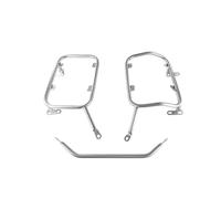 Bauletti per Moto Portapacchi Per Suzuki Per V-Strom 650 DL650 2017-2024 Acciaio Inox Moto Sedile Posteriore Portabagagli(Silver Pannier Rack)