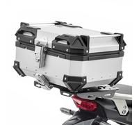 Bauletto alluminio moto Bagtecs XB22 top case argento 22 Litri
