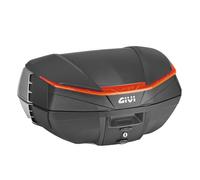 BAULETTO BAULE GIVI MONOKEY 49 LITRI CATADIOTTRI ROSSI