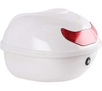 Bauletto Bauletto Moto Bauletto Bauletto 42 Litri, Bauletto Universale, Portacasco per Scooter, Moto, Ciclomotore Quad, White