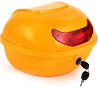 Bauletto Bauletto Moto Bauletto Bauletto 42 Litri, Bauletto Universale, Portacasco per Scooter, Moto, Ciclomotore Quad, Yellow