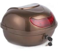 Bauletto Bauletto Moto Bauletto Bauletto 42 Litri, Bauletto Universale, Portacasco per Scooter, Moto, Ciclomotore Quad, Brown