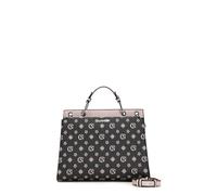 BAULETTO CON LOGATO FLOREALE E MANICI MULTICOLORE