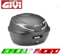BAULETTO GIVI 39 LITRI NERO CATADIOTRRI ARGENTO CON PIASTRA E KIT PER MONOLOCK