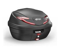 B360N2 - Bauletto Givi MONOLOCK® 32lt Nero con catadiottri rossi