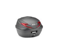 Bauletto Givi B360N2 Monolock da 39 lt nero con catadiottri rossi