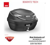 BAULETTO GIVI B360NT2 TECH MONOLOCK NERO SCOOTER MOTO PIASTRA UNIVERSALE 36L