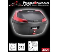 bauletto givi b37 n honda sh mode 125 2013 completo staffa e piastra 37lt