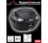 bauletto givi b37 tech piastra staffa piaggio mp3 125 250 300 400 / touring