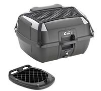 BAULETTO GIVI B45+ 45L COVER ARGENTO CON PIASTRA MONOLOCK SCHIENALINO UNIVERSALE