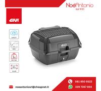 BAULETTO GIVI B45B+ MOTO SCOOTER MONOLOCK 45LT COVER NERE + SCHIENALINO + RETE