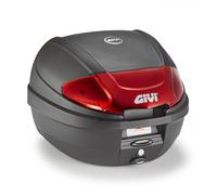 Bauletto Givi E300N2B MONOLOCK 30lt Nero catadiottri Rossi