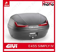 BAULETTO GIVI E455N MOTO SCOOTER MONOLOCK 45 LITRI COMPRENSIVO DI PIASTRA