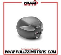 BAULETTO GIVI NERO GOFFRATO CON CATADIOTTRI FUMÉ 29 LT