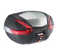 GIVI VALIGIA V47 NERO CON FINITURA ALLUMINIO, CHIAVE SINGOLA