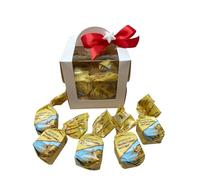 bauletto idea Regalo natale 200g 10 Cioccolatini praline Amaro del Capo