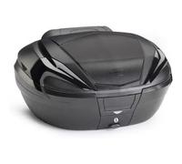 Bauletto Kappa K5600NB 56 Litri con Cover Nera e Catadiottri Neri